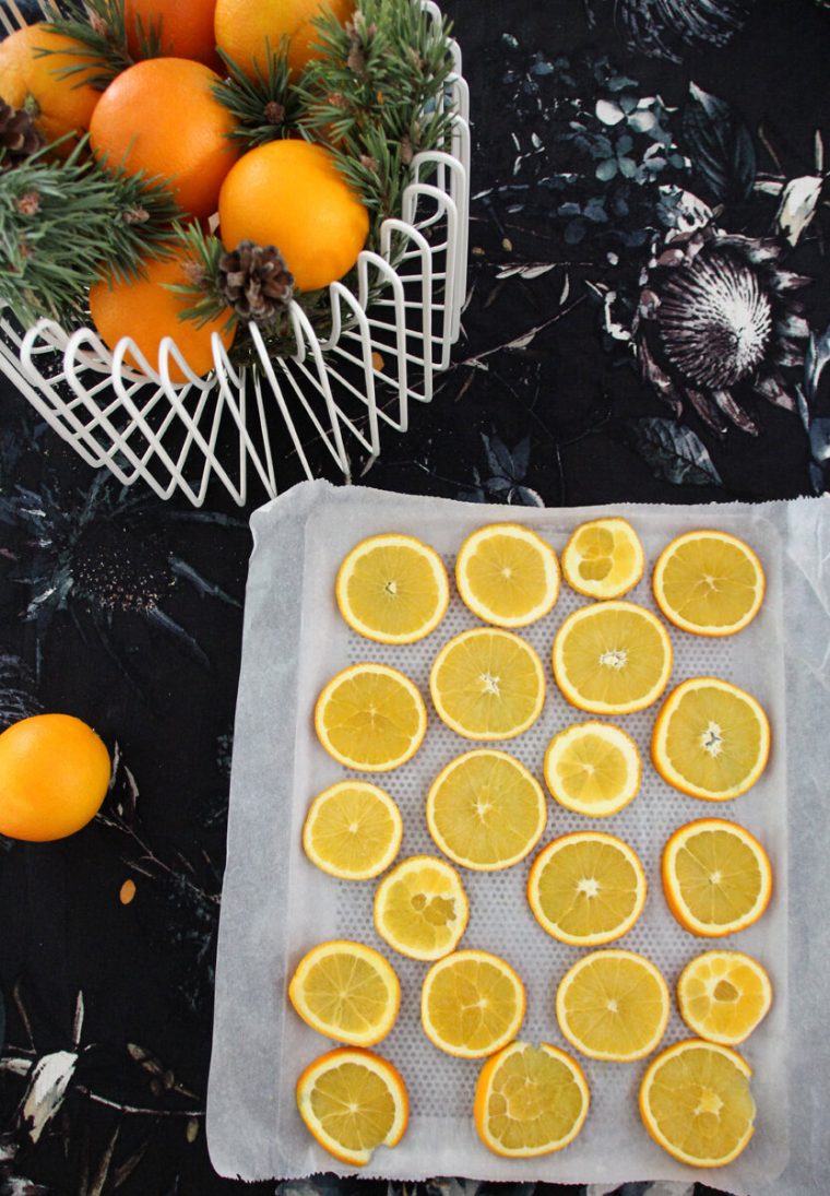 comment faire des orange séchée
