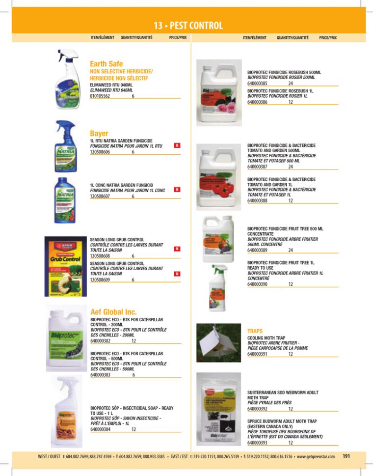 13 • Pest Control – Greenstar Plant Products Inc. concernant Bayer Jardin Desherbant Gazon