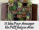 15 Idées Pour Aménager Un Petit Balcon Avec Jardin | Pot De ... à Fabriquer Un Jardin Suspendu