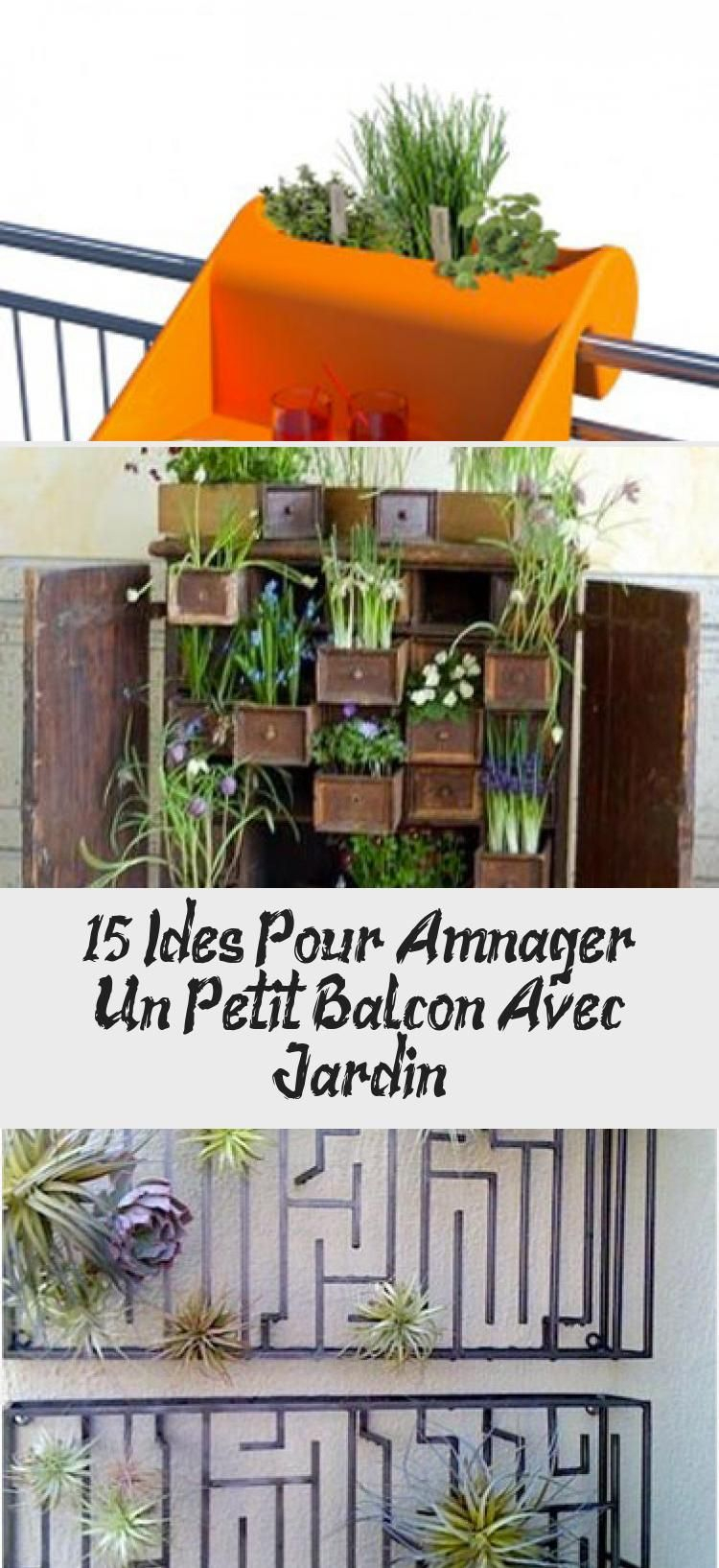 15 Idées Pour Aménager Un Petit Balcon Avec Jardin | Pot De … à Fabriquer Un Jardin Suspendu