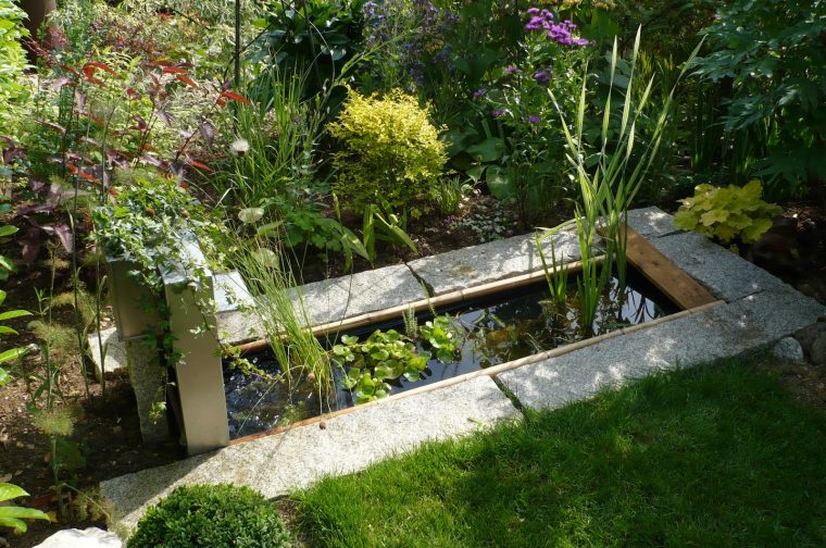 4 Moyens D'introduire Votre Plan D'eau Au Jardin | Jardinier … intérieur Bassin De Jardin Rectangulaire