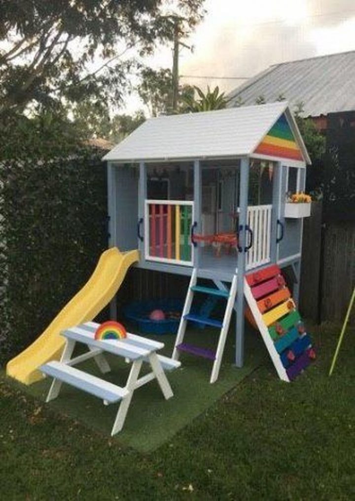40+ Astonishing Backyard Playground Design Ideas To Try Asap … encequiconcerne Maison De Jardin Pour Enfant