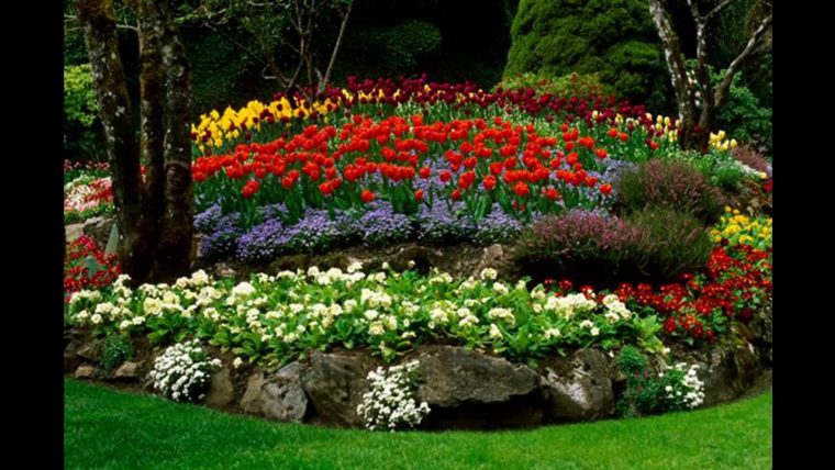 40 Idées Décoration Jardin Fleuri – avec Modèle De Jardin Fleuri