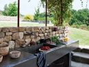 42 Stunning Summer Kitchen Outdoor Ideas | Cuisine Exterieur ... pour Évier Extérieur Jardin