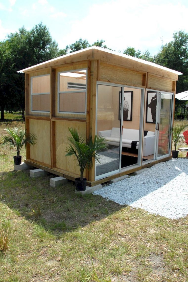 50+ Cold Diy Backyard Studio Shed Remodel Design & Decor … intérieur Abri De Jardin Nice