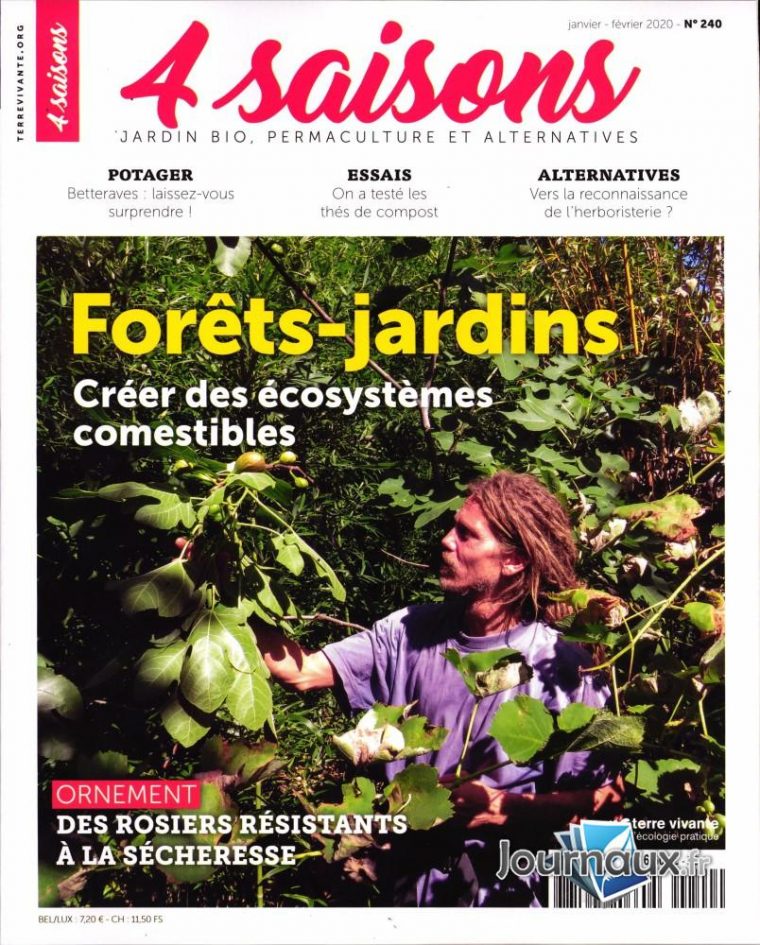 Abonnement Les 4 Saisons Du Jardin Bio – Presse De France à Jardiner Bio Magazine