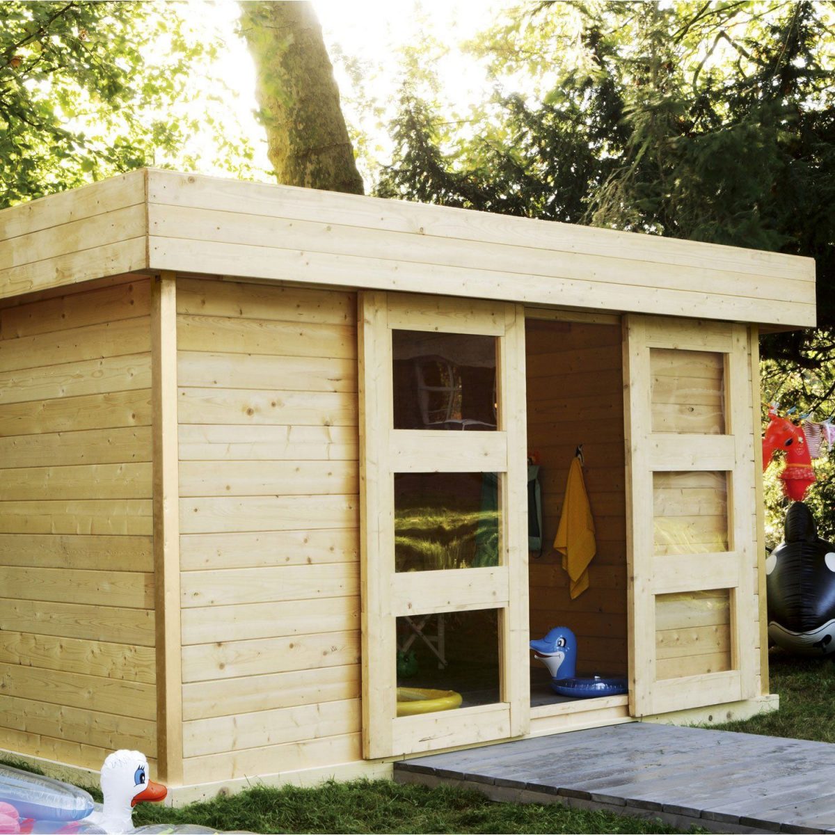 Abri Bois Stockholm 2 - Abri De Jardin Leroy Merlin - Tuinhuis destiné Prix Cabane De Jardin