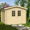 Abri De Jardin En Bois Asturies 4,79M2 destiné Peinture Abri De Jardin