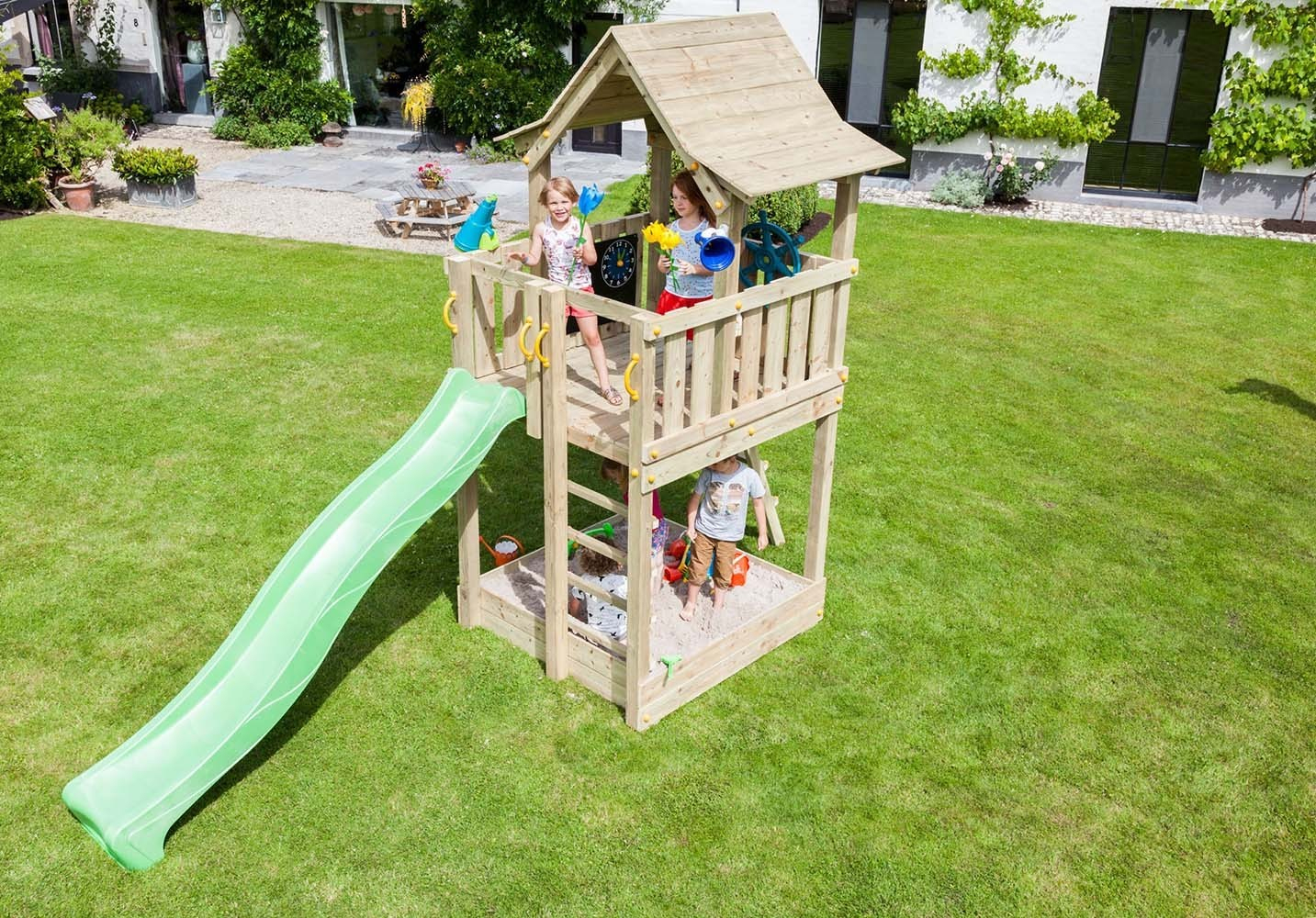 Aire De Jeux Extérieur Pour Le Jardin - Blog Des Parents intérieur Jeux Pour Le Jardin