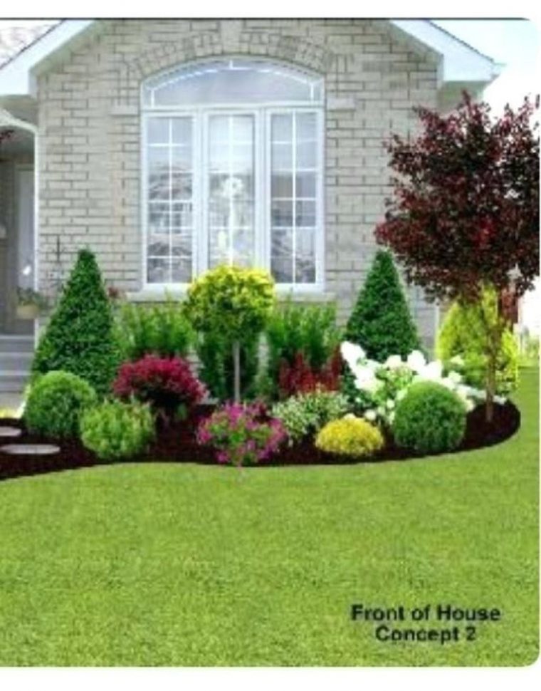 Amazing Grass Landscaping For Home Yard33 | Aménagement … destiné Jardin Avant Maison