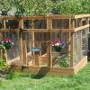 Ana White | Garden Enclosure With Custom Gate - Diy Projects ... avec Separation De Jardin