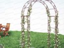 Arche De Jardin Arrondie En Acier Plein | Arche Jardin ... serapportantà Arche En Fer Forgé Pour Jardin
