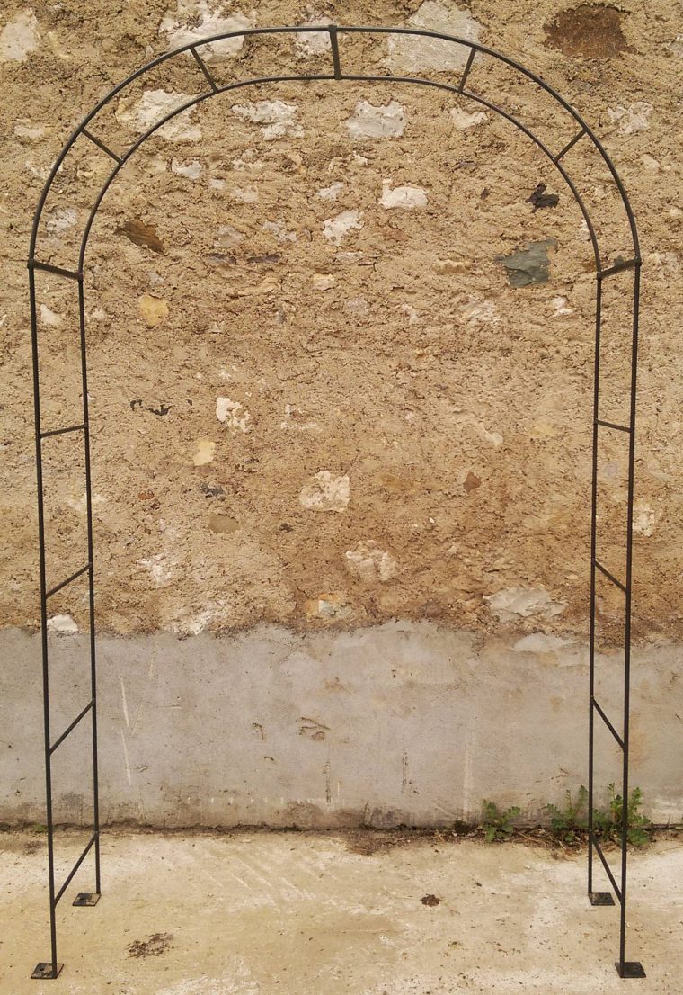 Arche Simple Arche À Fleurs Rosiers Tuteur Plantes De Jardin … destiné Arche En Fer Forgé Pour Jardin