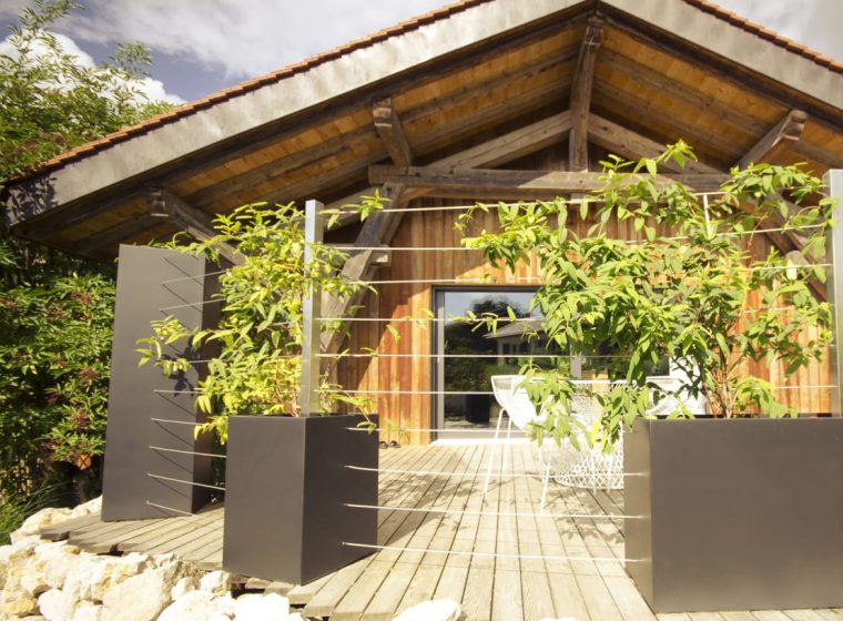 Atelier So Green: Combinaison De Formes En Noir Et Blanc … intérieur Treillis Blanc Jardin