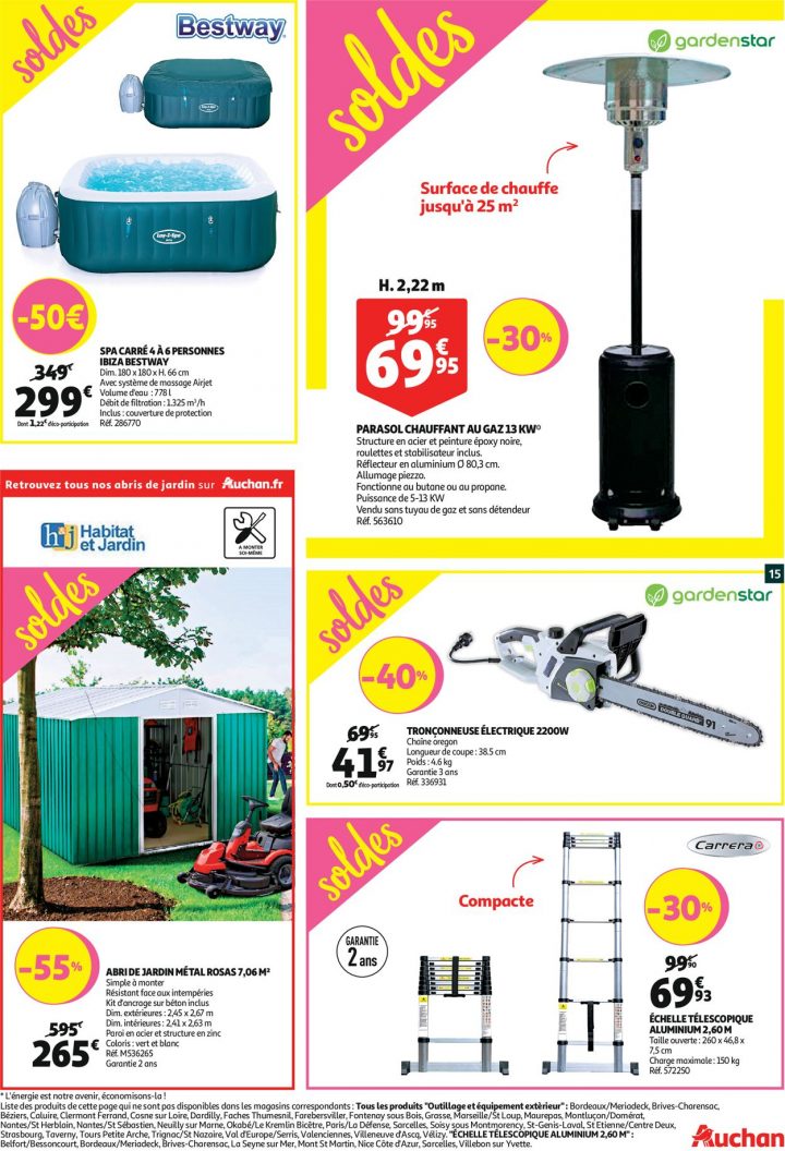 Auchan Catalogue Actuel 08.01 – 14.01.2020 [15] – Catalogue … tout Abri De Jardin Auchan