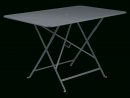 Bistro Table 117X77 Cm, Metal Table, Outdoor Furniture serapportantà Table De Jardin Metal Pliante