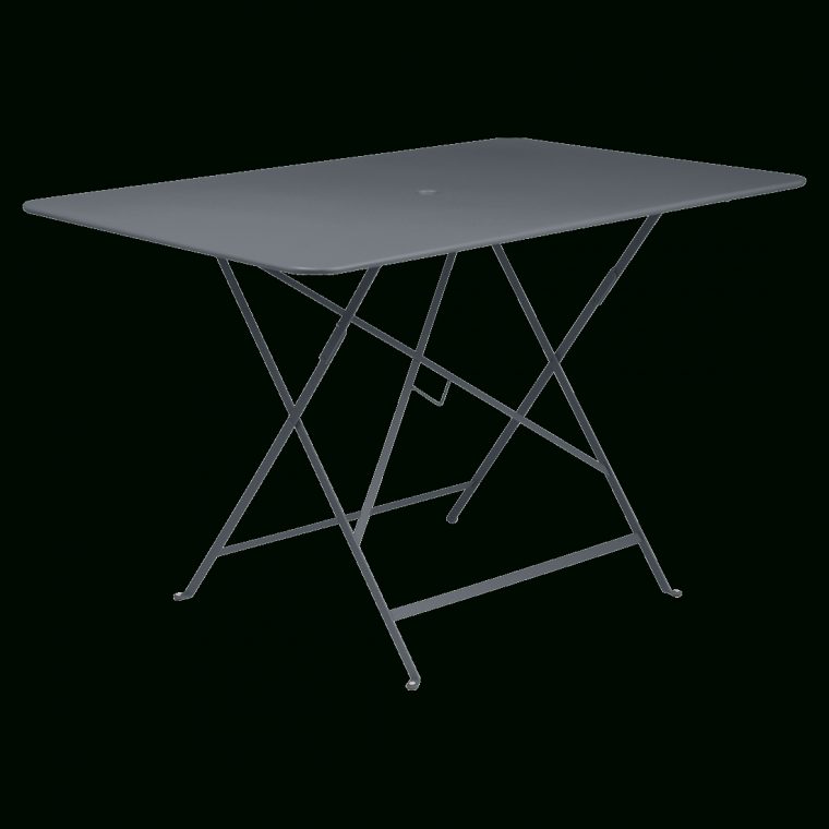 Bistro Table 117X77 Cm, Metal Table, Outdoor Furniture serapportantà Table De Jardin Metal Pliante