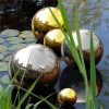 Blumfeldt Silver Globe Inox Boule De Jardin Décorative V2A ... avec Boule Décorative Jardin