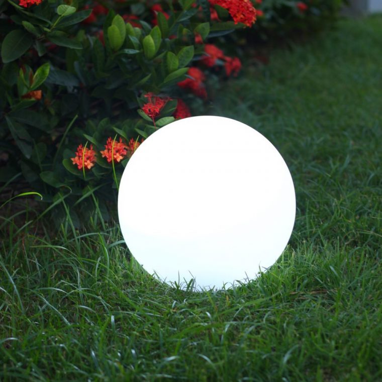 Boule Lumineuse Solaire Lumisky Solsty C30 Multicolore … tout Sphere Lumineuse Jardin