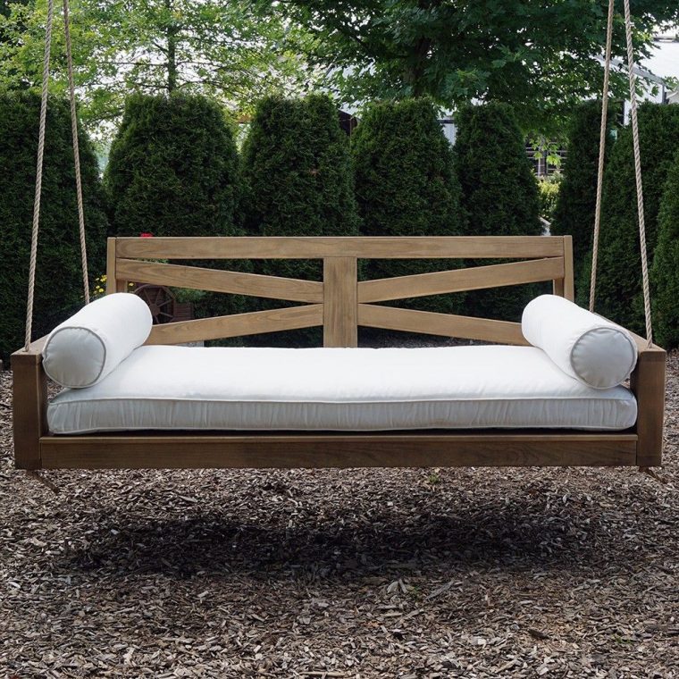 Breezy Acres Hazleton Porch Swing Bed | Meubles De Véranda … intérieur Meubles Veranda Jardin