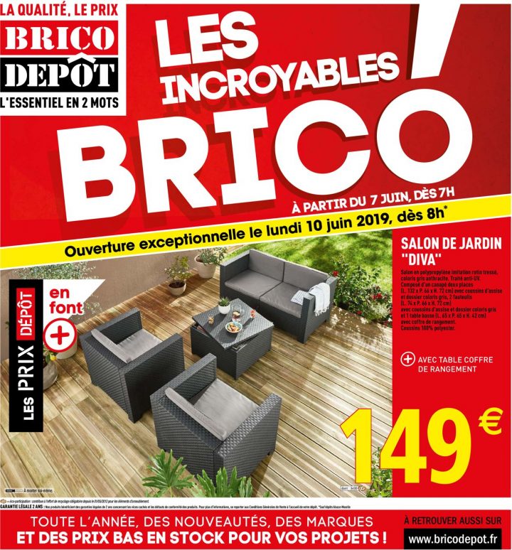 Brico Dépôt Catalogue Actuel 07.06 – 30.06.2019 – Catalogue … destiné Coffre De Jardin Brico Depot