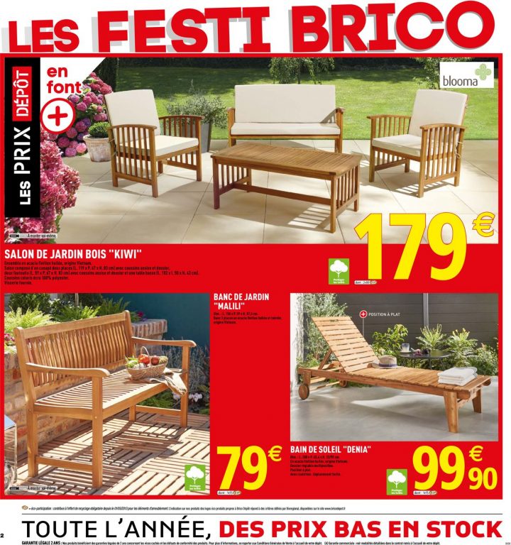 Brico Dépôt Catalogue Actuel 17.05 – 31.05.2019 [2 … à Brico Depot Salon De Jardin