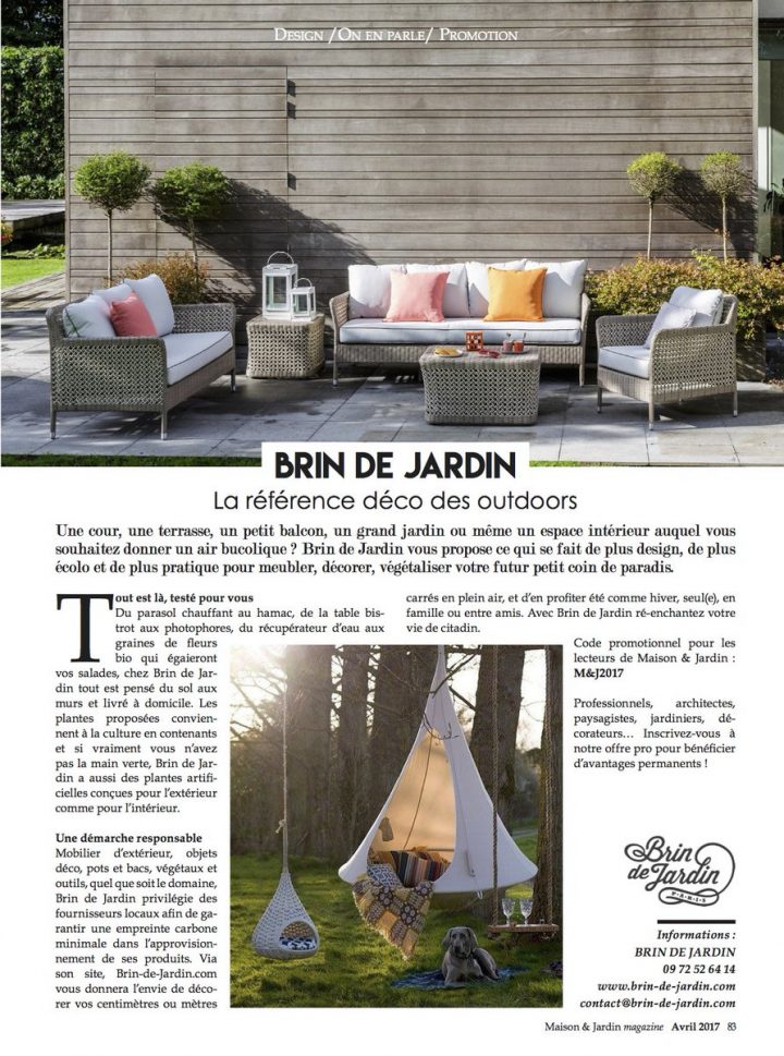 Brin De Jardin On Twitter: "retrouvez L'article Sur Brin … encequiconcerne Salon De Jardin Pour Balcon