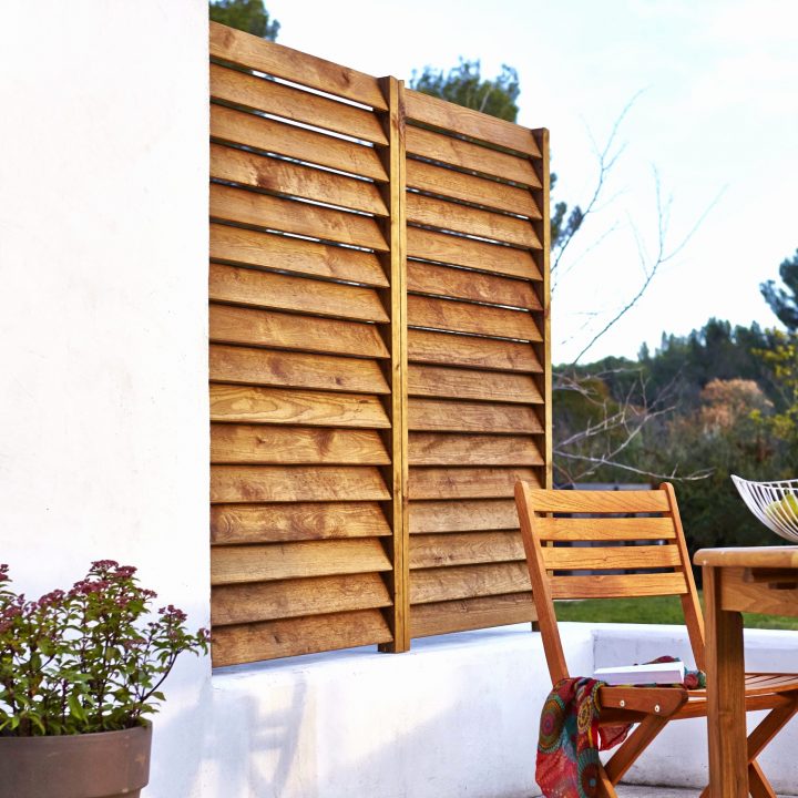 Brise Vue Balcon Castorama Affordable Claustra Jardin En … pour Paravent De Jardin