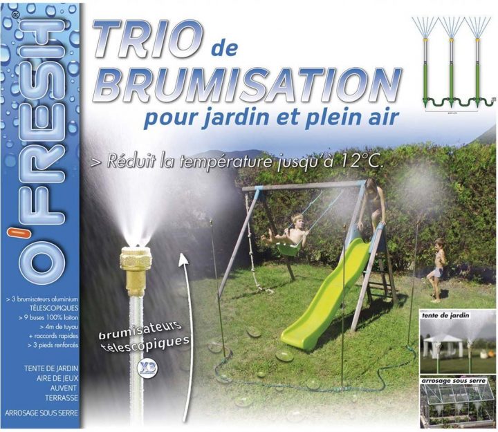 Brumisateur De Jardin Sur Pied Trio 4 Mètres pour Brumisateur Jardin