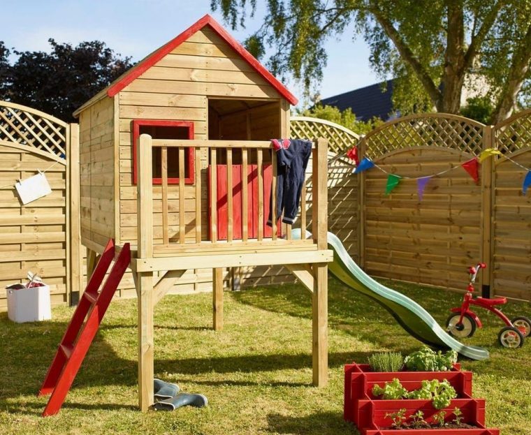 Cabane Enfant : Modèles Pour Le Jardin | Cabane Enfant, Plan … dedans Maisonnette Jardin Occasion