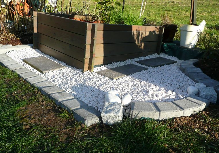 Cailloux Blanc Jardin Fresh Amenagement Jardin Avec Gravier … à Caillou Pour Jardin