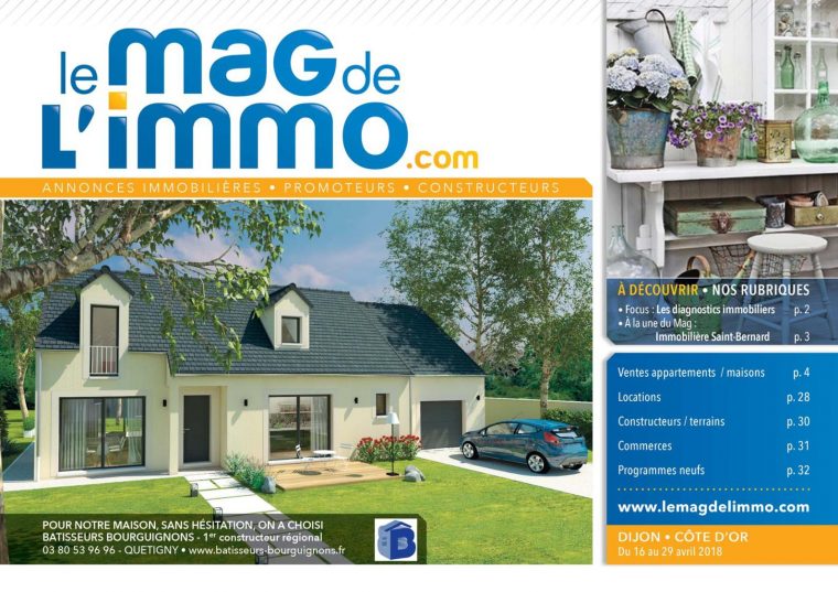 Calaméo – Le Mag De L'immo Dijon Du 16 Au 29 Avril 2018 à Location Rez De Jardin Dijon