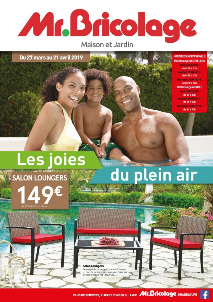 Calaméo – Mr Bricolage Guadeloupe – Catalogue Plein Air 2019 à Salon De Jardin Mr Bricolage