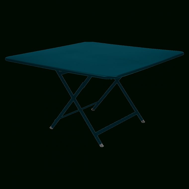 Caractère Square Table, Garden Table For 8, Outdoor Furniture pour Table De Jardin En Metal