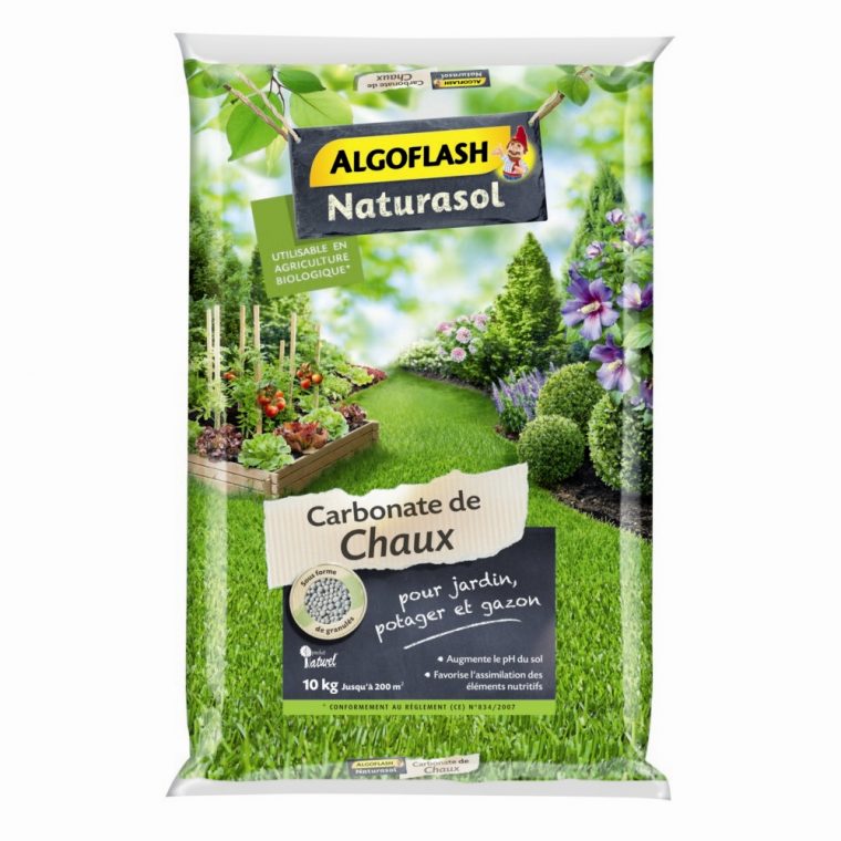 Carbonate De Chaux Algoflash Naturasol 10 Kg dedans Chaux Pour Jardin