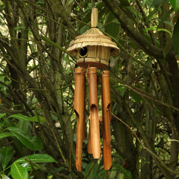 Carillon Vent Bambou – Une Superbe Décoration – 12,95 … intérieur Carillon Bambou Jardin
