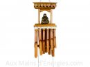 Carillons Carillon À Suspendre Avec Deux Jolis Oiseaux ... pour Carillon Bambou Jardin