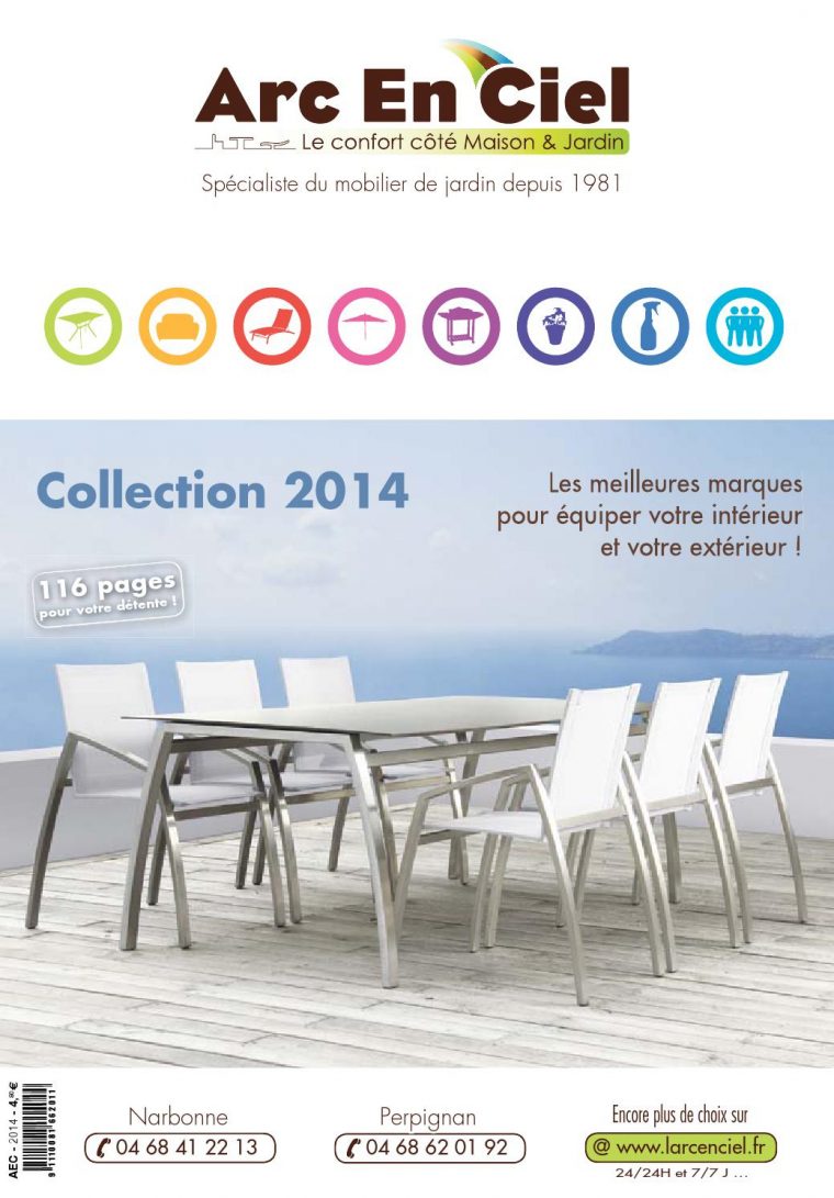 Catalogue Arc En Ciel 2014 By Igloo – Issuu pour Monaco Salon De Jardin Aspect Rotin Tressé Choco