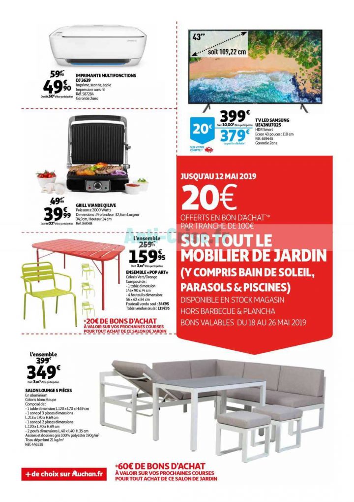 Catalogue Auchan Local Du 08 Au 12 Mai 2019 (Nice Côte D … dedans Salon Jardin Auchan