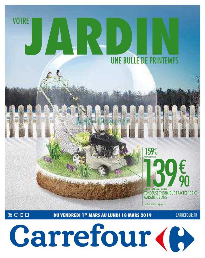 Catalogue Carrefour Du 01 Au 18 Mars 2019 (Jardin … destiné Salon De Jardin Pas Cher Carrefour