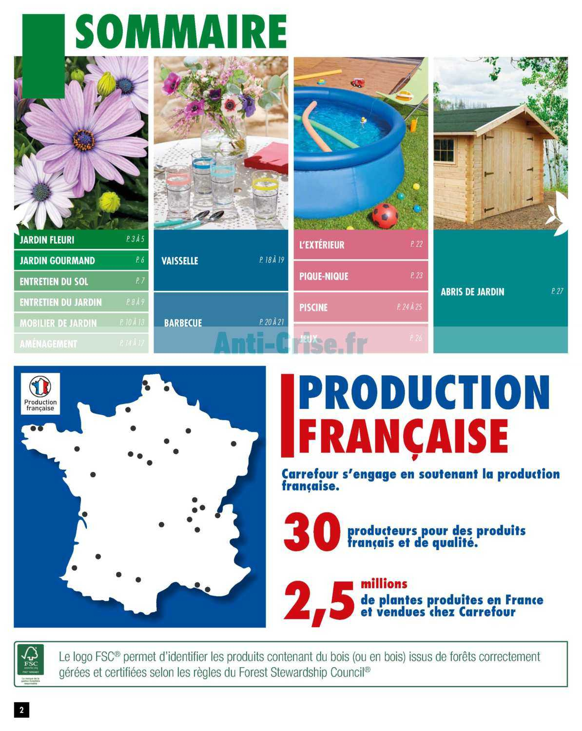Catalogue Carrefour Du 23 Avril Au 06 Mai 2019 (Jardin ... serapportantà Abri De Jardin Carrefour