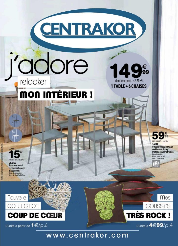 Catalogue Centrakor Idées Déco 1-28 Septembre 2014 … dedans Table De Jardin Centrakor