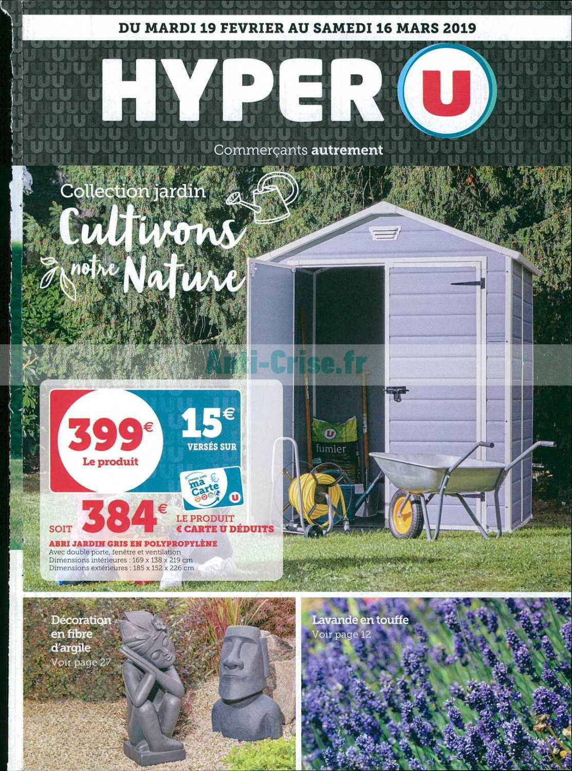 Catalogue Hyper U Du 19 Février Au 16 Mars 2019 (Jardin ... intérieur Salon De Jardin Super U 149