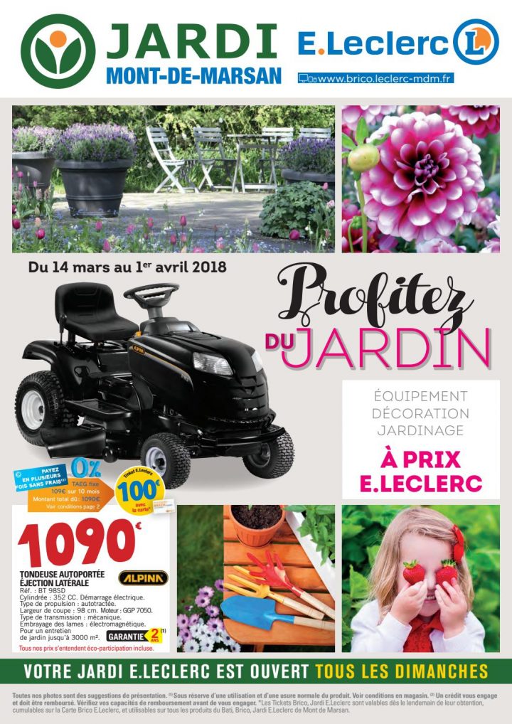 Catalogue Jardin – Jardi E.leclerc By Chou Magazine – Issuu à Tondeuse Leclerc Jardin