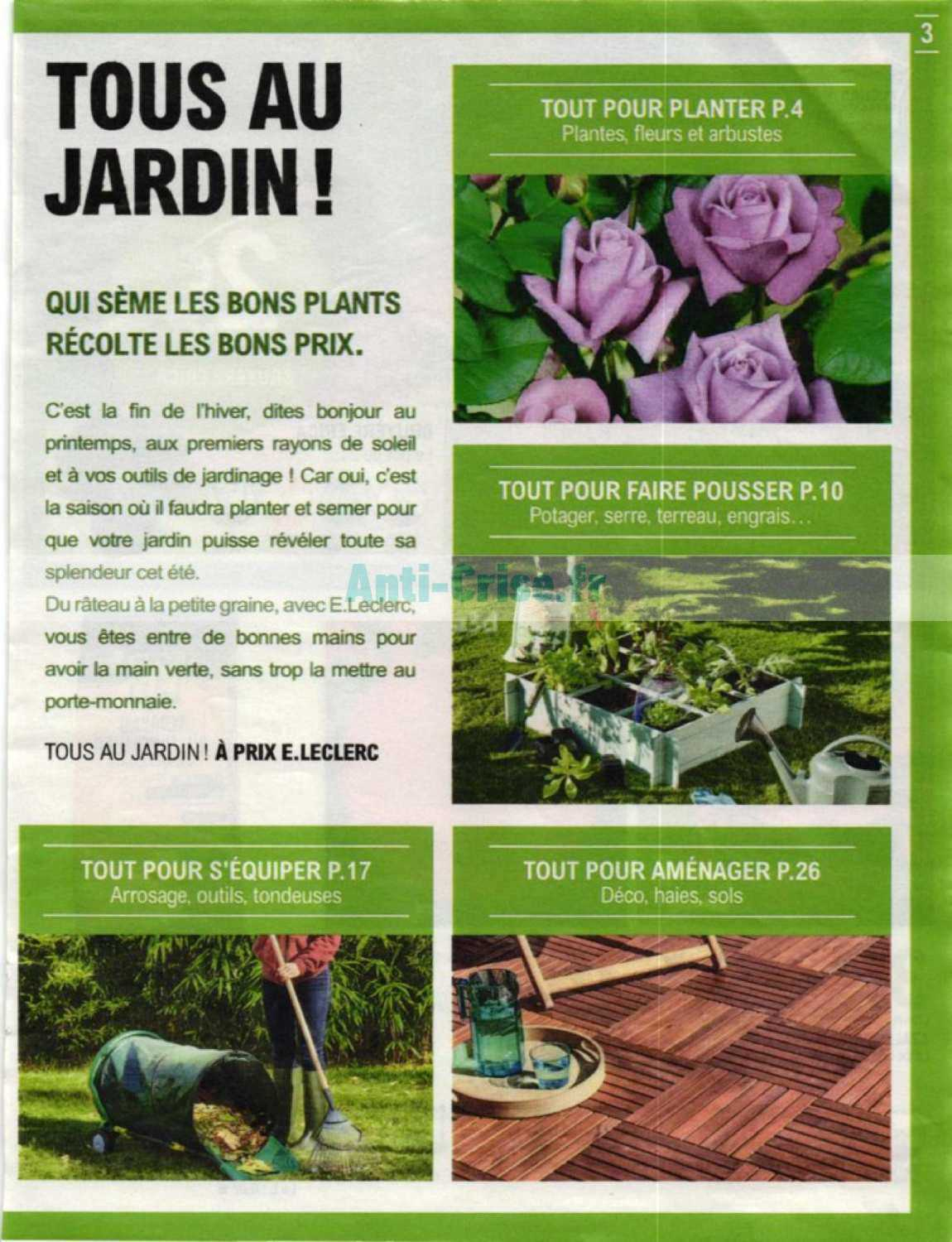 Catalogue Leclerc Du 03 Au 14 Mars 2020 (Jardin ... à Serre De Jardin Leclerc