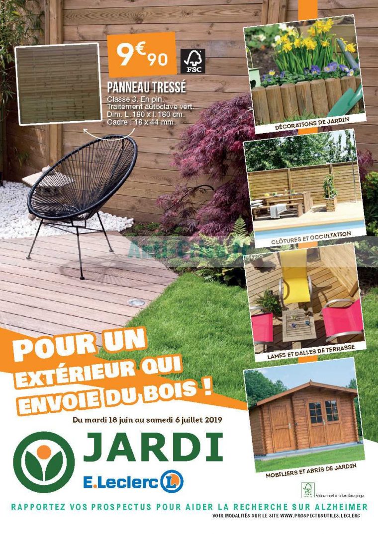 Catalogue Leclerc Du 18 Juin Au 06 Juillet 2019 (Jardi … tout Abris Jardin Leclerc