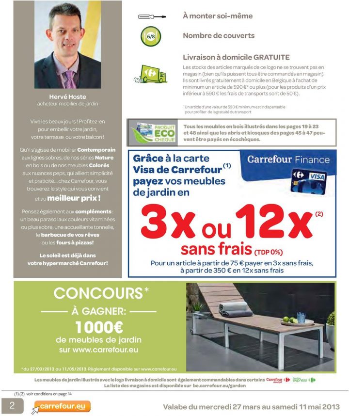 Catalogue Mobilier De Jardin – Pdf Téléchargement Gratuit concernant Tonnelle De Jardin Carrefour