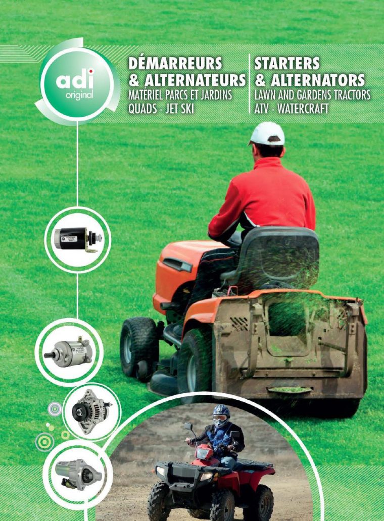 Catalogue Parc Et Jardins, Quad Adi Original By Headerpop … encequiconcerne Tracteur De Jardin Honda