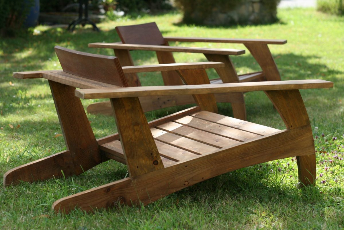 Chaise En Bois De Palette (Design Année 30) : Meubles Et ... concernant Fauteuil De Jardin En Bois De Palette