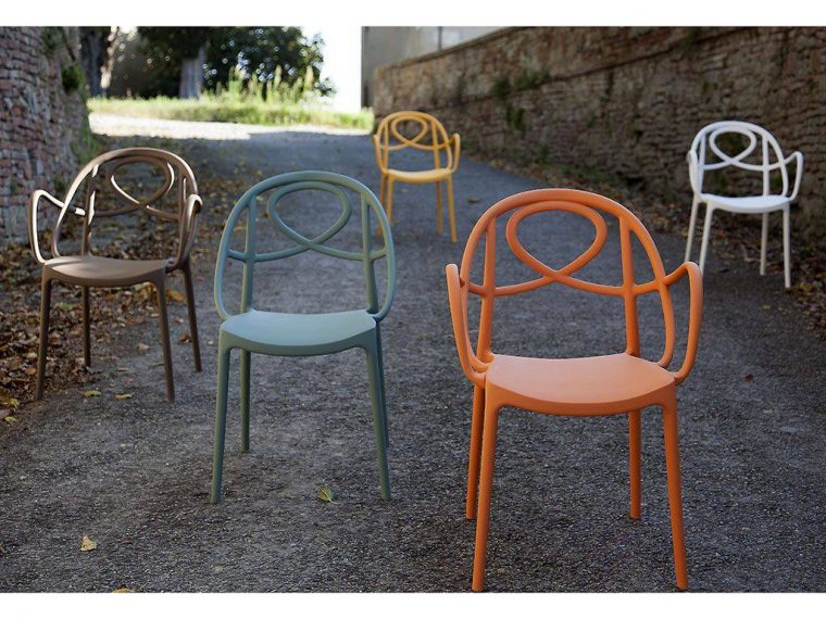 Chaise Pour Le Jardin En Plastique Colorée Etoile à Chaise Jardin Colorée